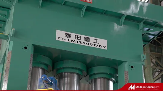 Máquina hidráulica de prensado de troqueles 1200t